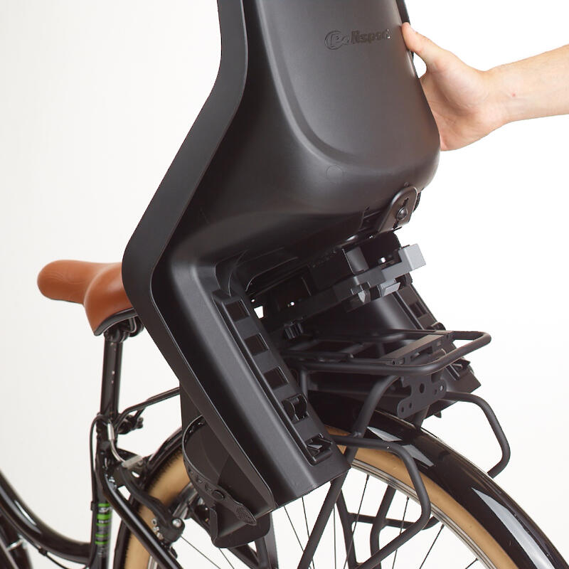 Cadeira Bicicleta Fixação Porta-Bagagem MIK HD Traseira Bubbly Preta