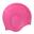 CAP110 成人防黏髮耐用舒適耳形泳帽 - 粉紅色