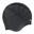 CAP110 Adult Ear-shape High Durability Swimming Cap - Black