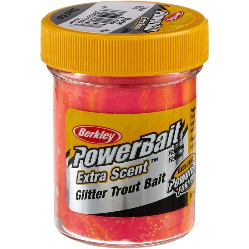 Pâte appât pour pêche à la truite - Berkley Powerbait Select Glitter Troutbait