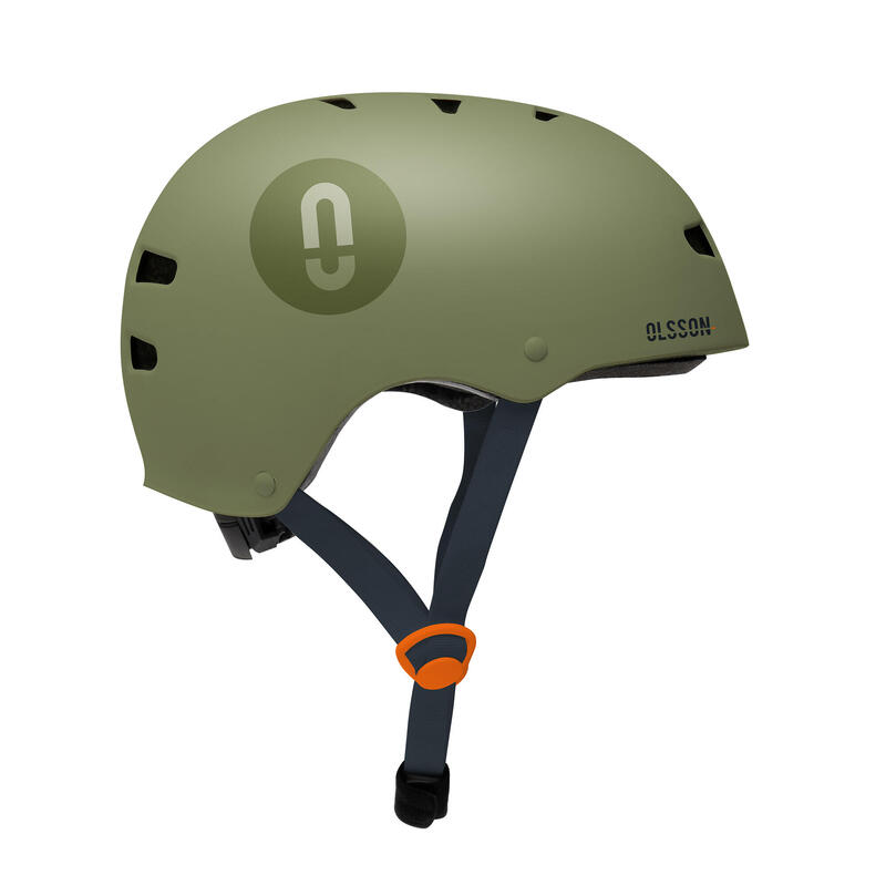 Helm OLSSON URBAN RIDER Khaki M-L (55-58cm) skateboard Schaatsen fietsen