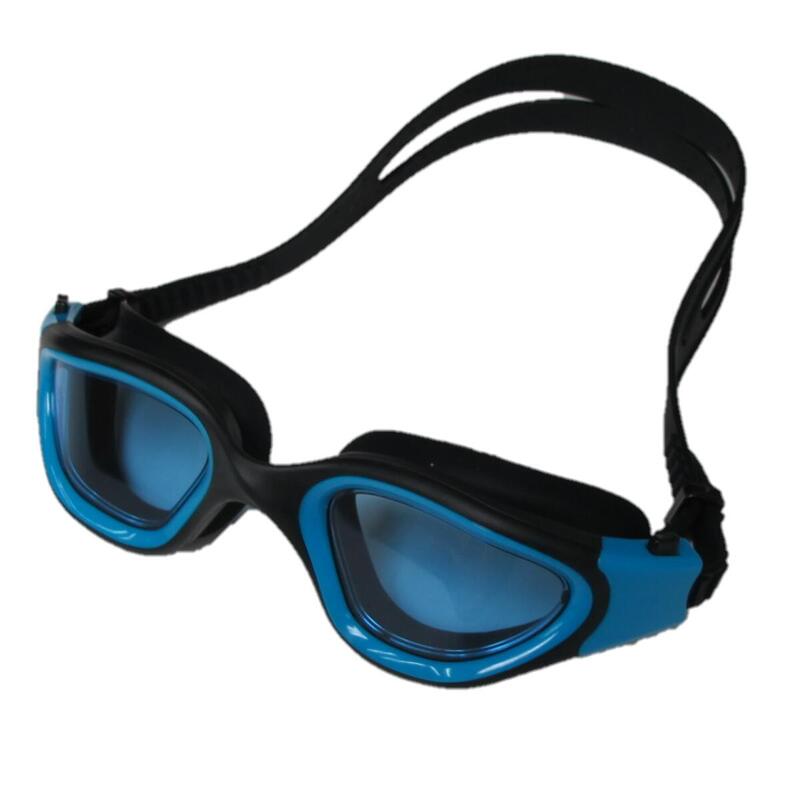 【MS-7200】防霧防UV高級矽膠泳鏡 - 藍色