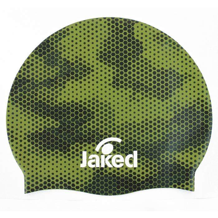 JAKED Jaked Cuffia Senior Pixie Swim Cap - Army Green