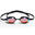 [MS-9800MR] Anti-Fog UV Protection Reflective Swimming Goggles - Black/Red