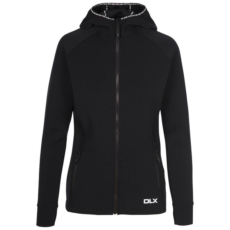 Sudadera con Cremallera Anais de DLX para Mujer Negro