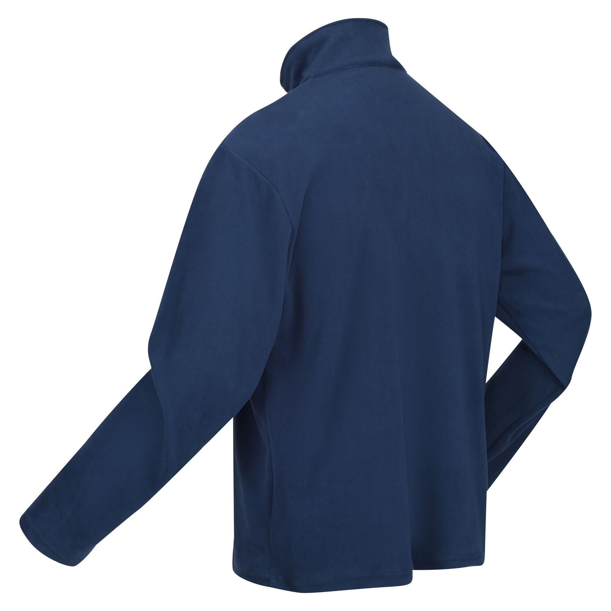 Great Outdoors Mens Thompson Half Zip Fleece Top (Admiral Blue) 3/5