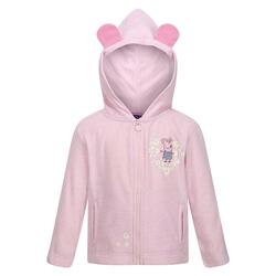 Childrens/Kids Peppa Pig Floral Fleece Full Zip Hoodie (Roze Mist)
