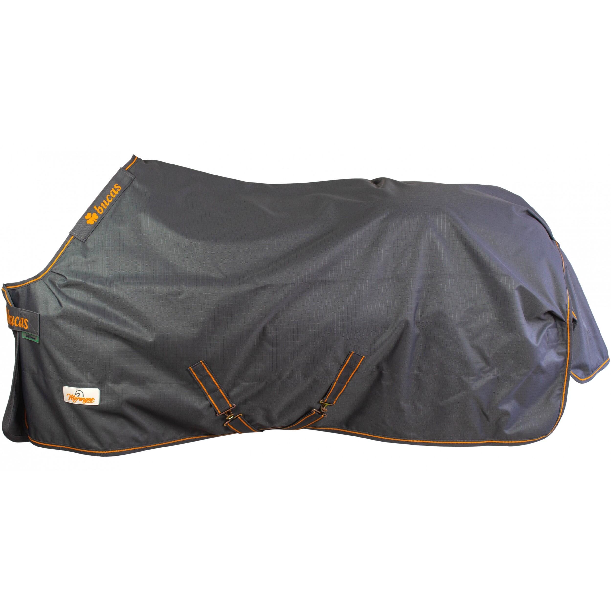 MARENGOS Weidedecke 1200D IRISH TURNOUT grau/orange