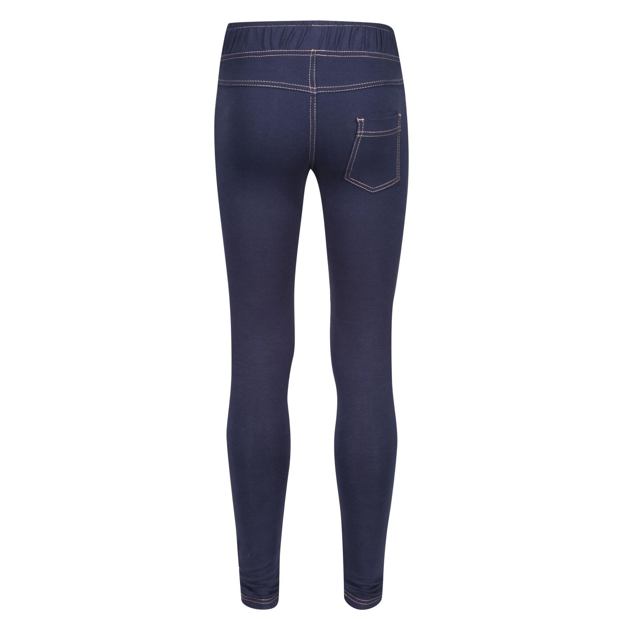 Girls Abbeline Leggings (Indigo Denim) 2/5