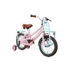 adatta per bambini dai 3 agli 8 anni Yonntech Bicicletta per bambini da 14 con campana stabilizzatrice rosa 