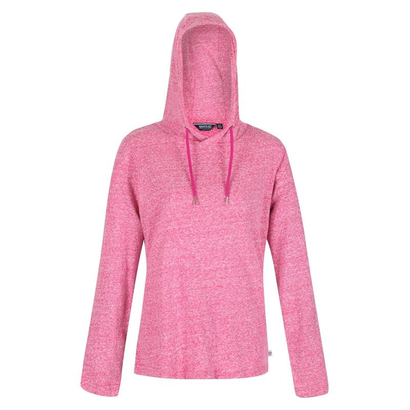 Sudadera Maelys Jaspeada para Mujer Fucsia