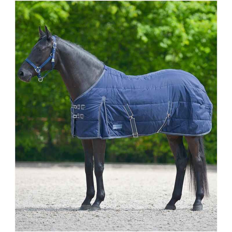 Stalldecke 300g Füllung 300D ECONOMIC marine/weiß