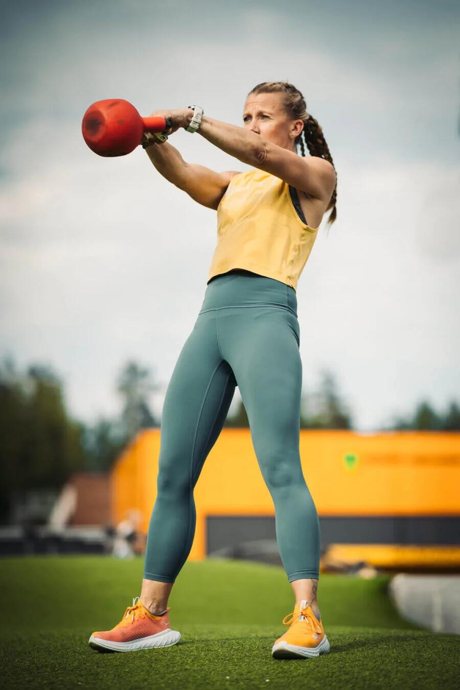 Odważnik Kettlebell gumowany 10 kg 3/3