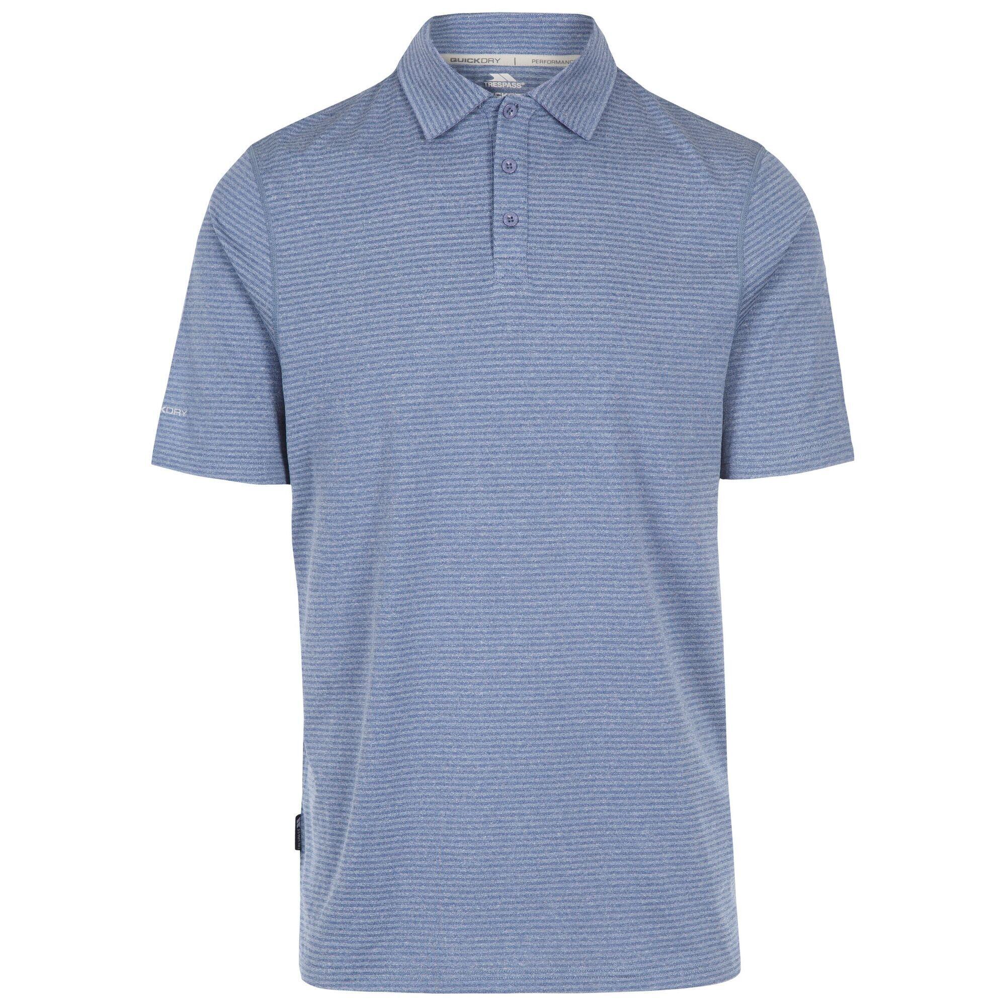 TRESPASS Boys Fardrum Polo Shirt (Denim)