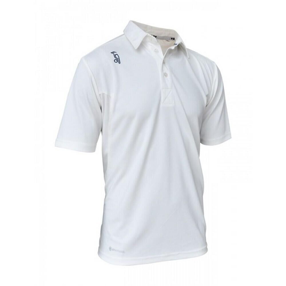 KOOKABURRA Unisex Adult Pro Player Cricket Shirt (White)