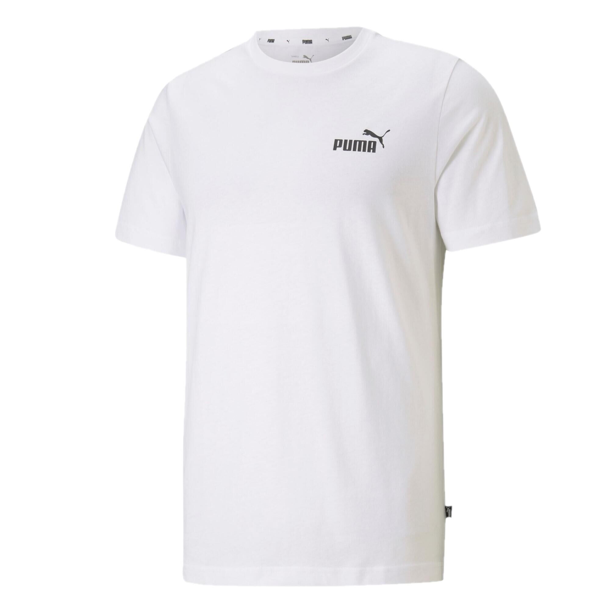PUMA Mens ESS Logo TShirt (White)