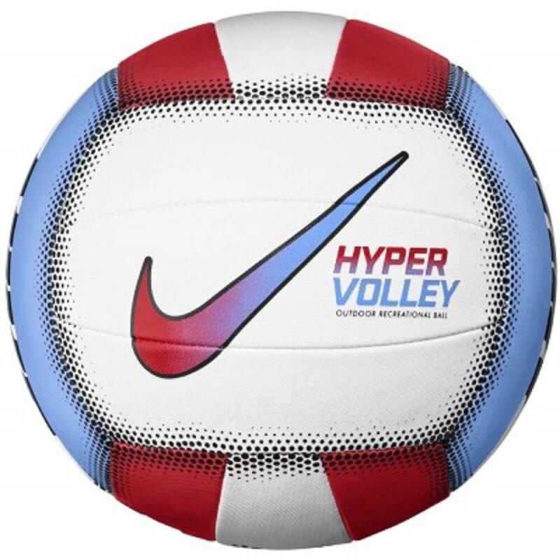 Ballon de volleyball HYPERVOLLEY (Blanc / Rouge / Bleu)