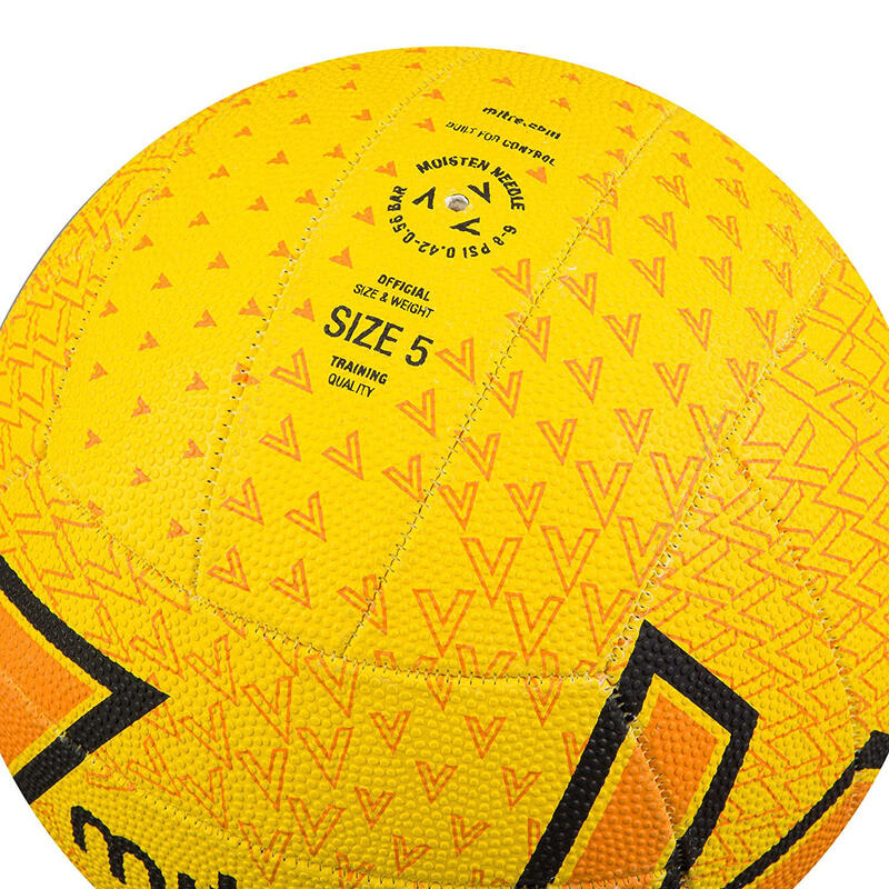 Ballon de netball ATTACK (Jaune / Noir / Orange)