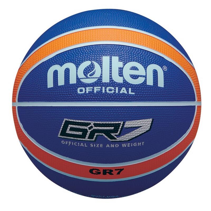 Ballon de basket (Bleu / Orange)