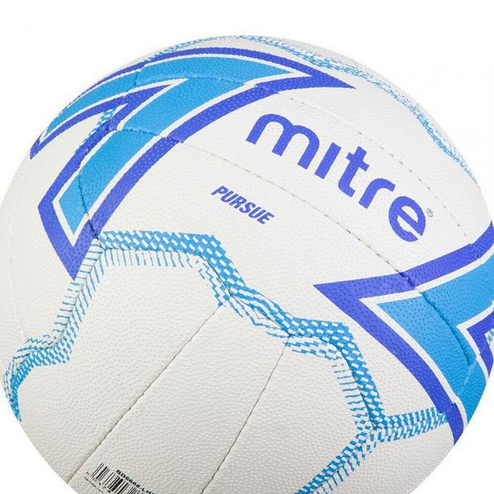 Pursue Netball (White/Blue) 4/4