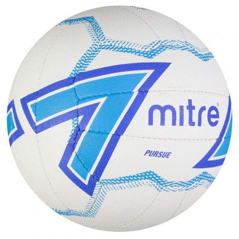 Ballon de netball PURSUE (Blanc / Bleu)