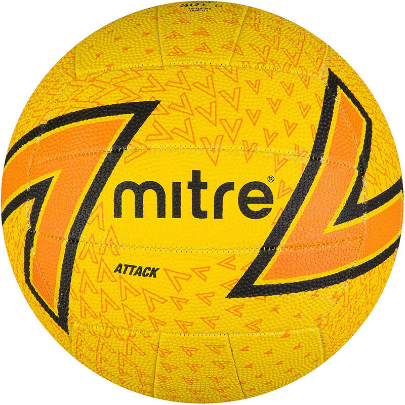 "Attack" Netzball Damen und Herren Gelb/Schwarz/Orange