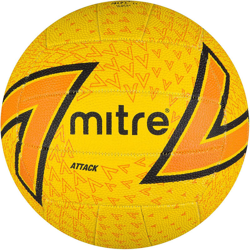 Ballon de netball ATTACK (Jaune / Noir / Orange)