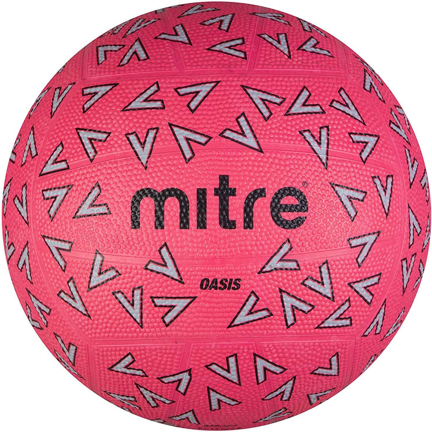 MITRE Oasis Netball (Pink/Grey/Black)