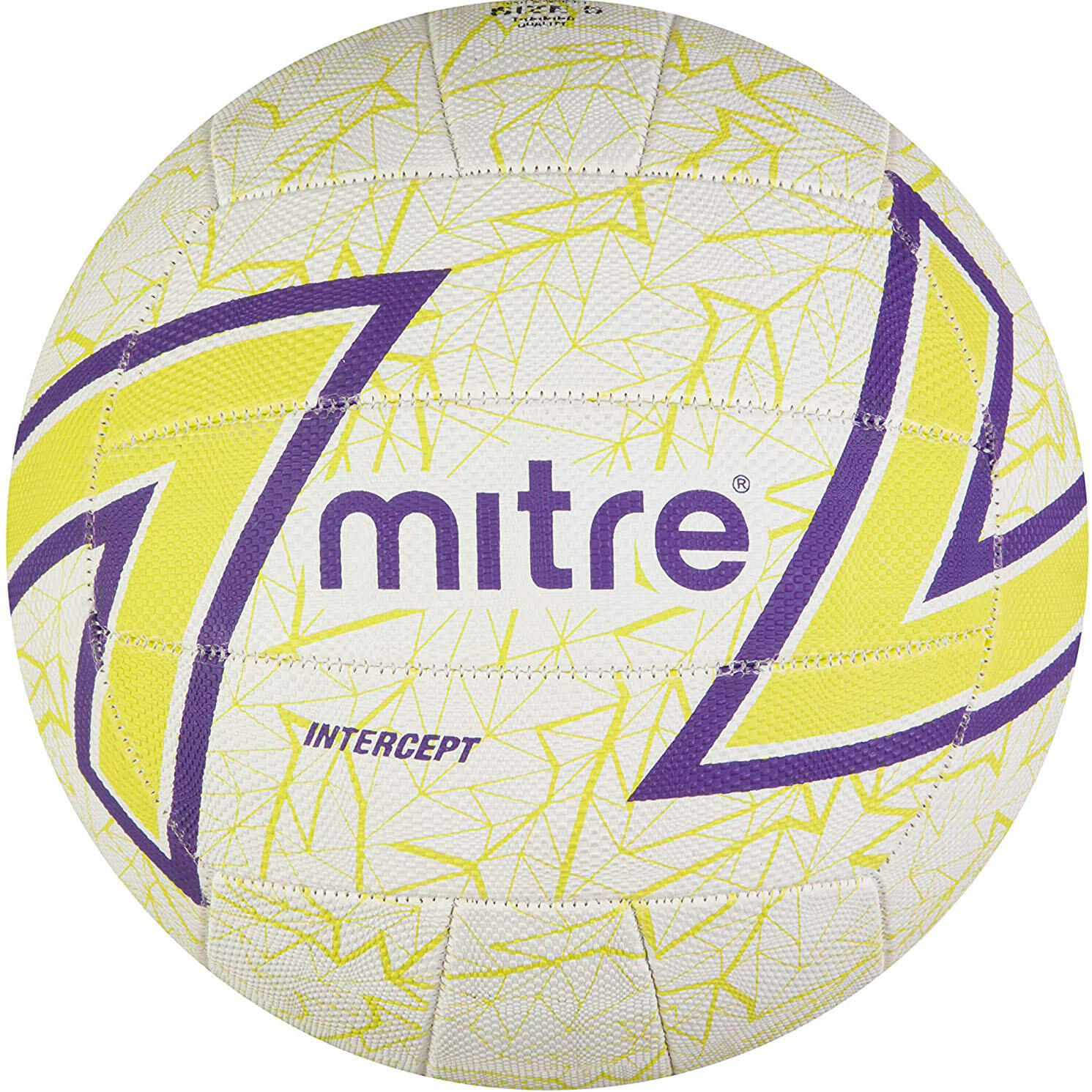 Intercept Netball (White/Yellow/Purple) 1/4