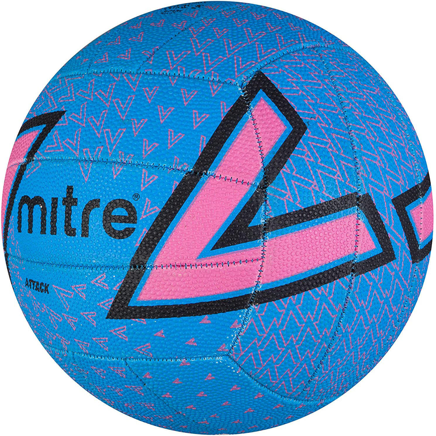 Attack Netball (Blue/Black/Pink) 3/4