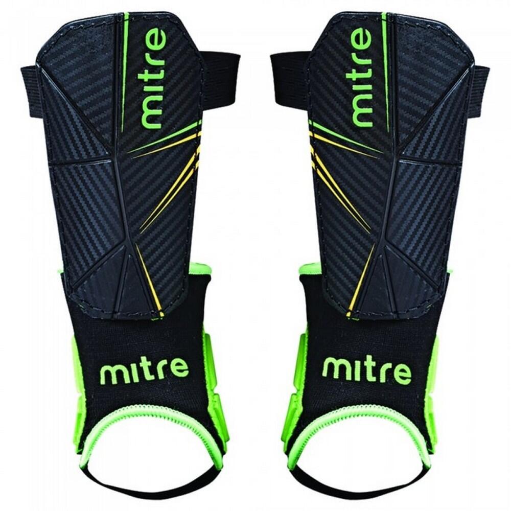 MITRE Unisex Adult Delta Shin Guards (Pack of 2) (Navy)