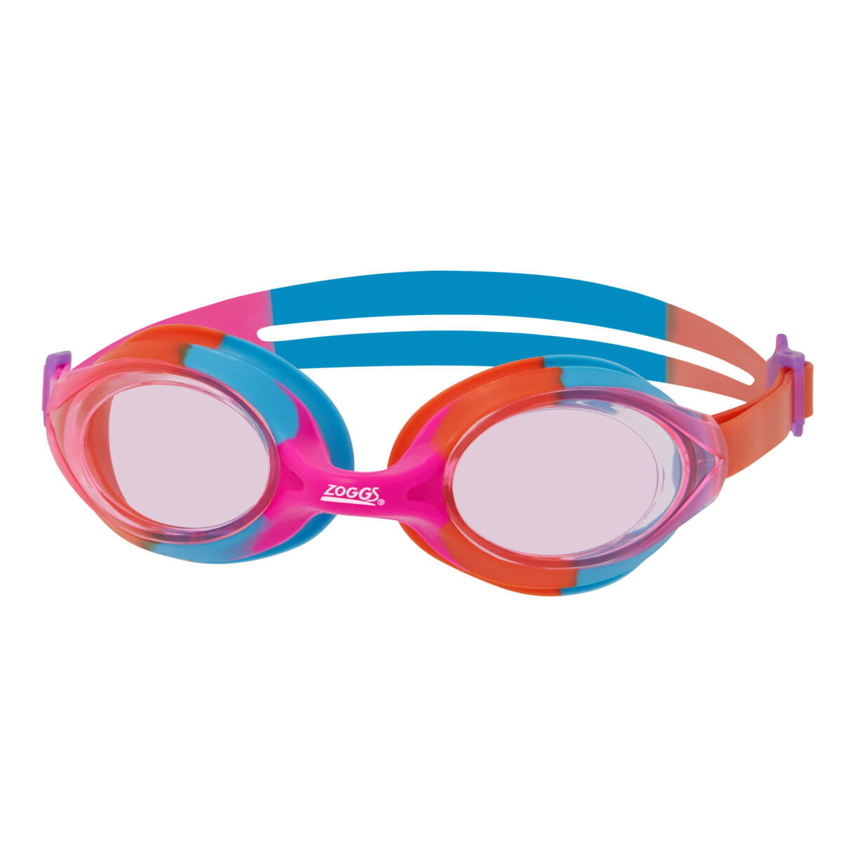 Occhiali da nuoto per bambini BONDI (rosa / arancione / blu)