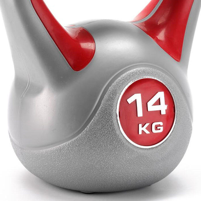 14kg Vinyl Kettlebell Weight YORK BARBELL Decathlon