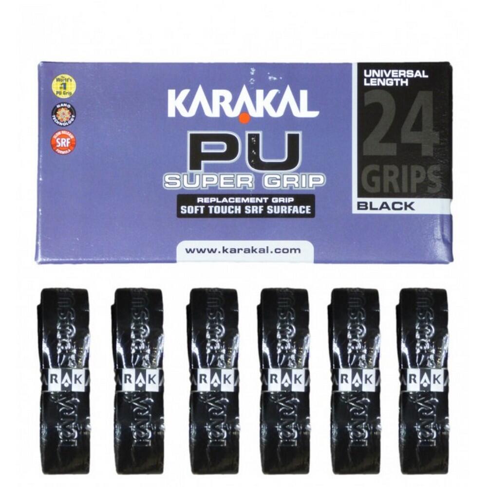 KARAKAL Racket Overgrip (Pack of 24) (Black)