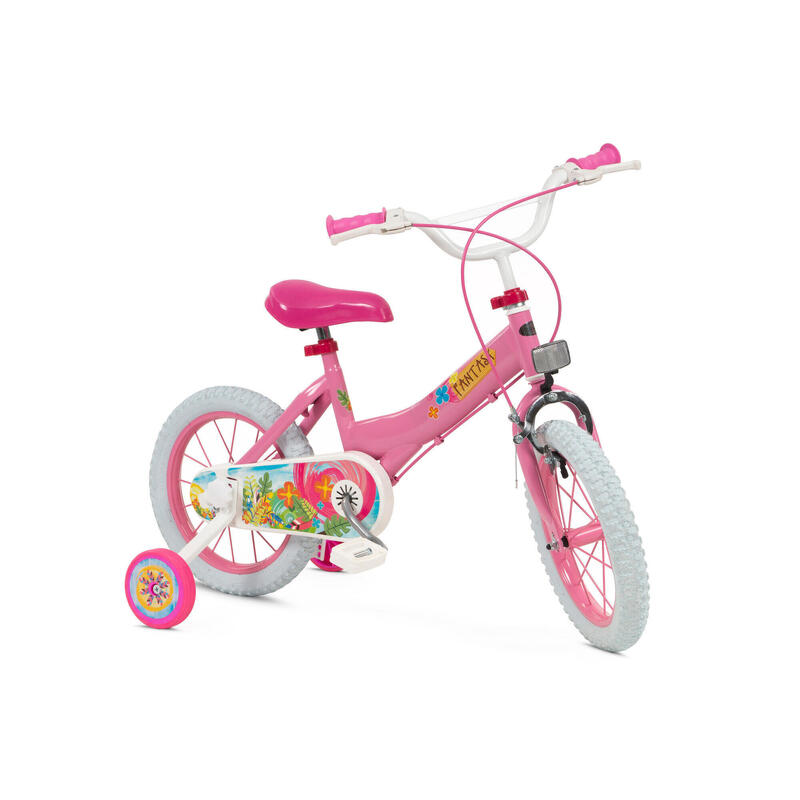 Bicicleta de Niños 14 pulgadas TOIMSA TROPICAL FANTASY Rosa 3-5 Años