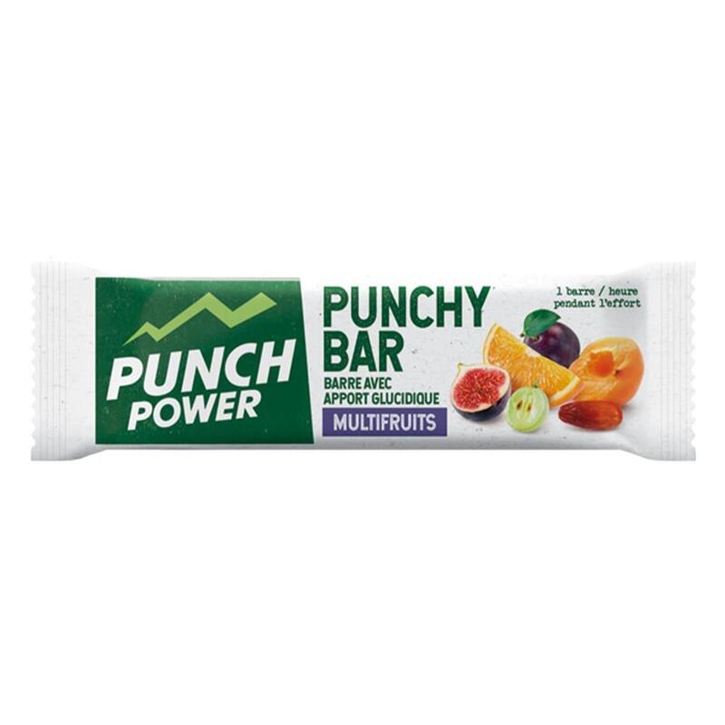 Punch Power Punchybar - Barre énergétique - Multifruits - Lot de 40