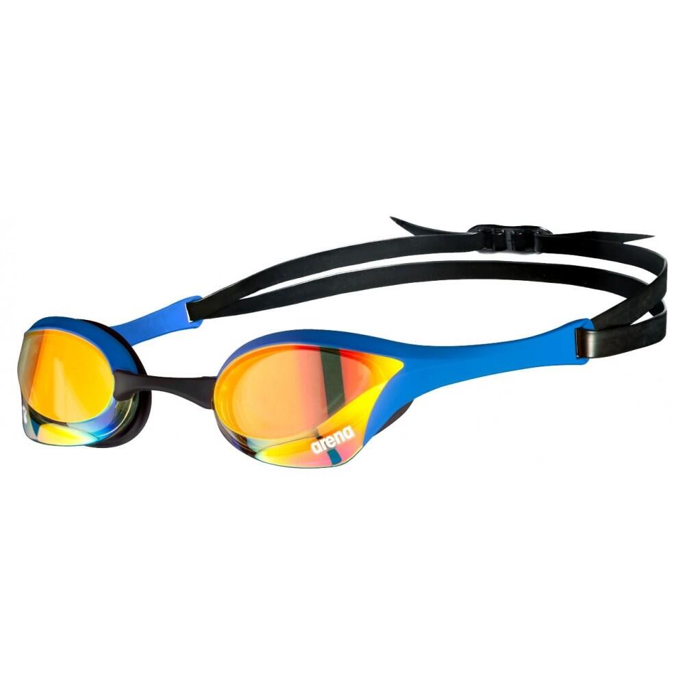 COBRA swimming goggles (Yellow / Copper / Blue)