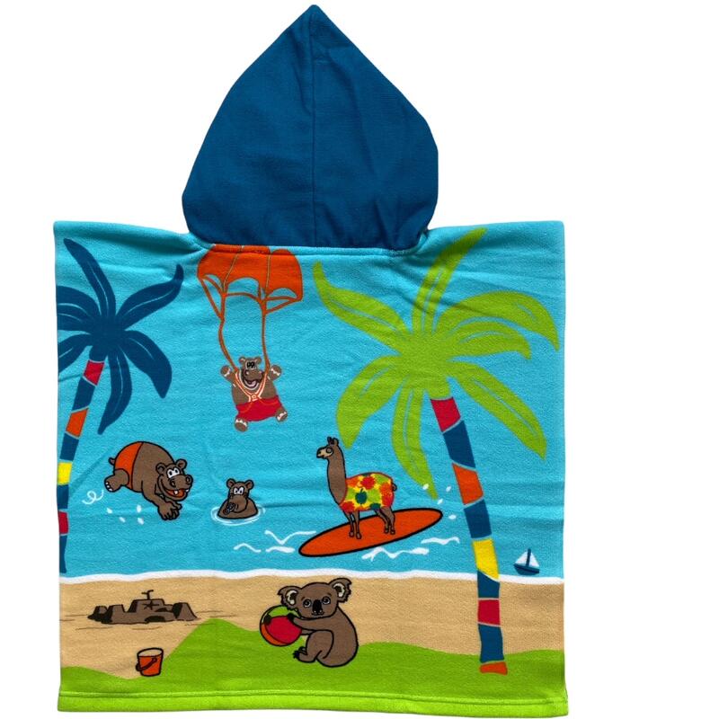 Poncho in microfibra per bambini Colonia