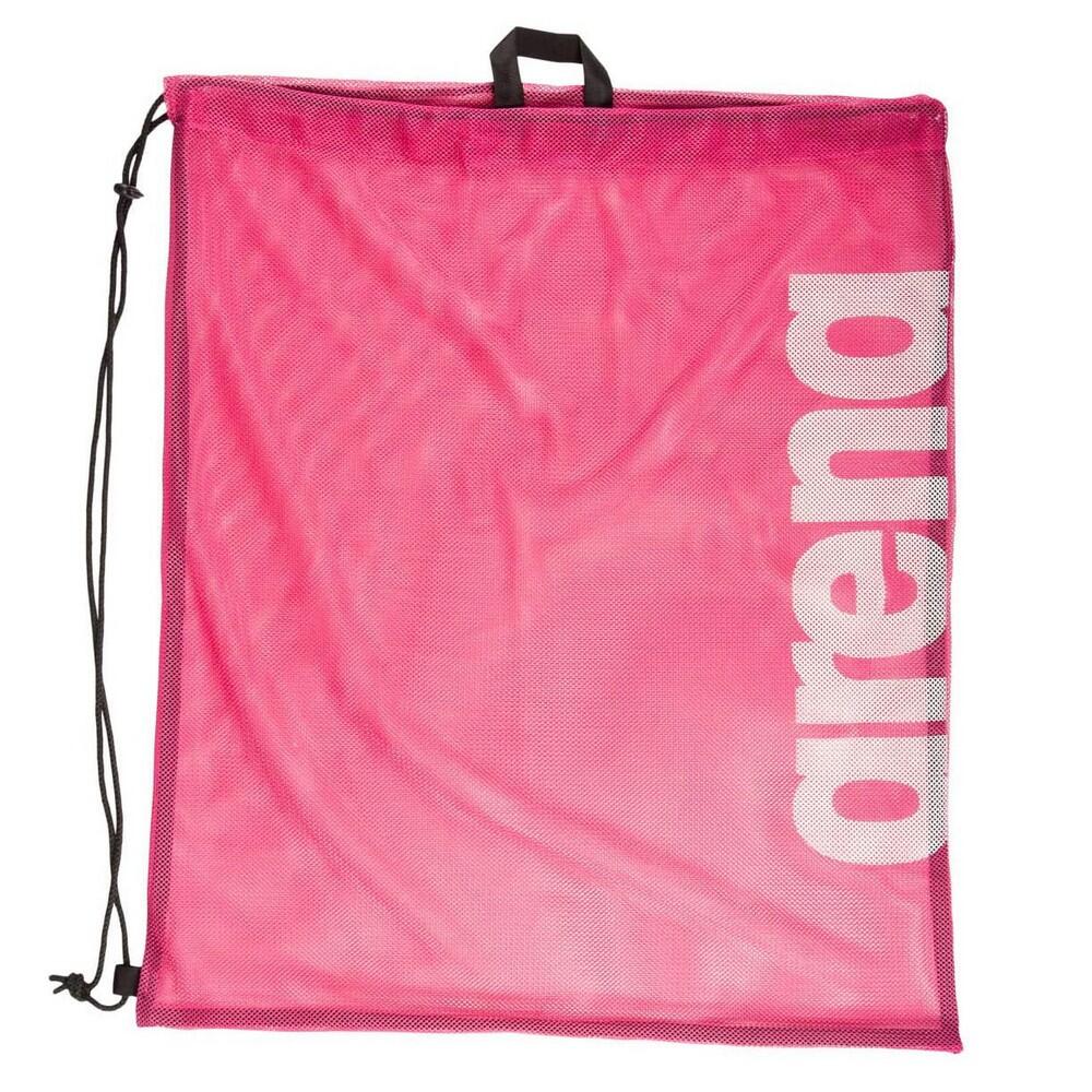 ARENA Swim Team Mesh Drawstring Bag (Pink/White)