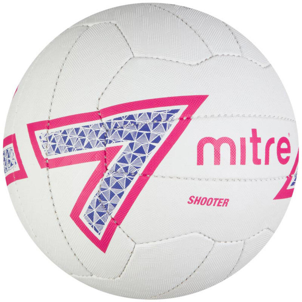 Shooter Netball (White/Pink/Blue) 4/4