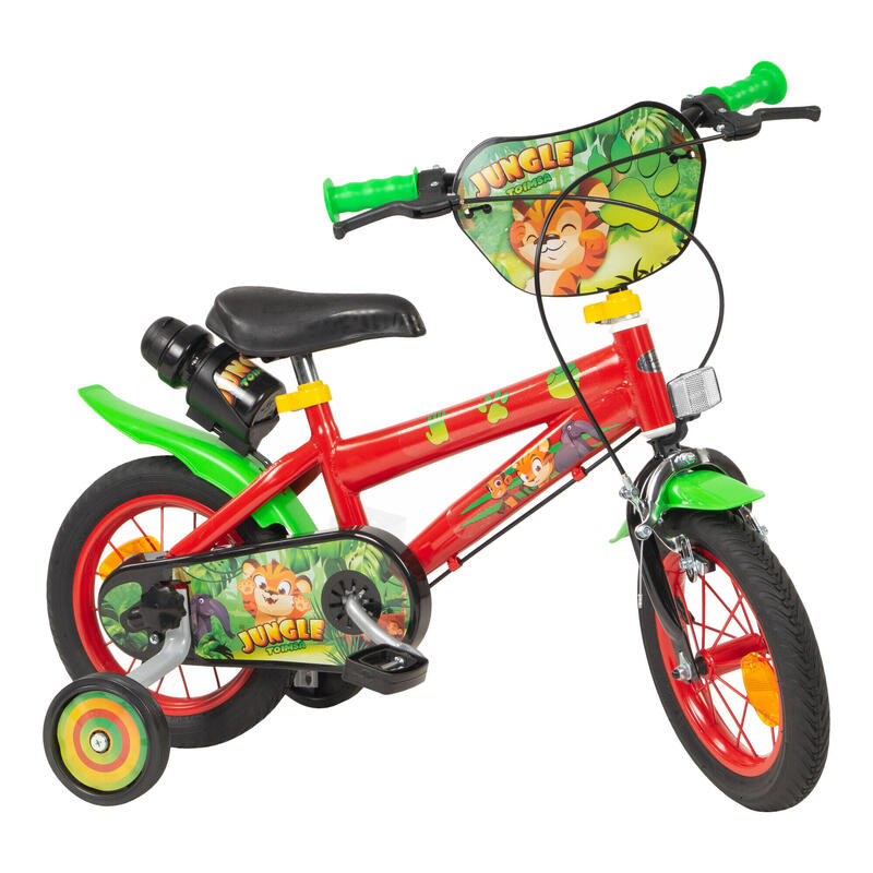 Bicicleta de Niños 12 pulgadas TOIMSA JUNGLE Rojo 2-4 Años