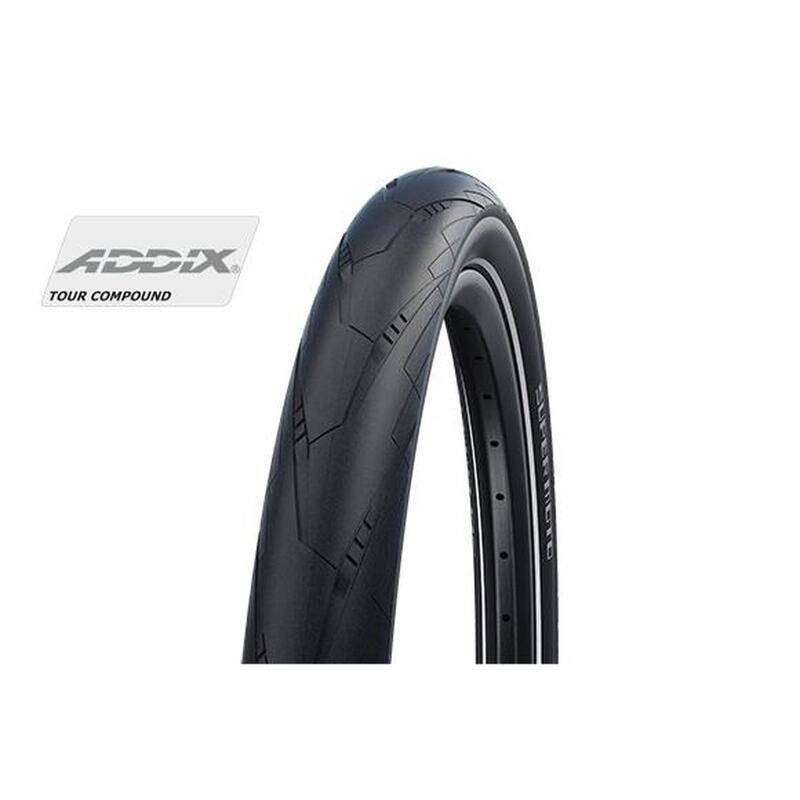 Cubierta Super Moto - 28x2.00 inch - Addix Performance - Black-Reflex