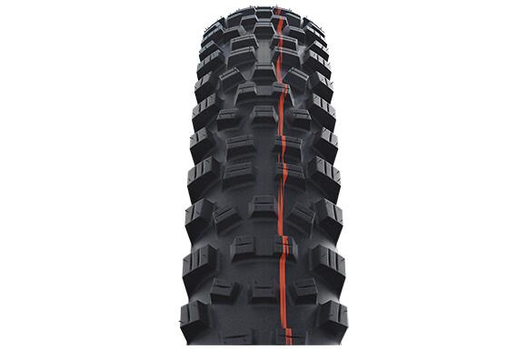 Schwalbe HANS DAMPF EVO SG 27.5 x 2.6 TLE Black Tyre 2/3