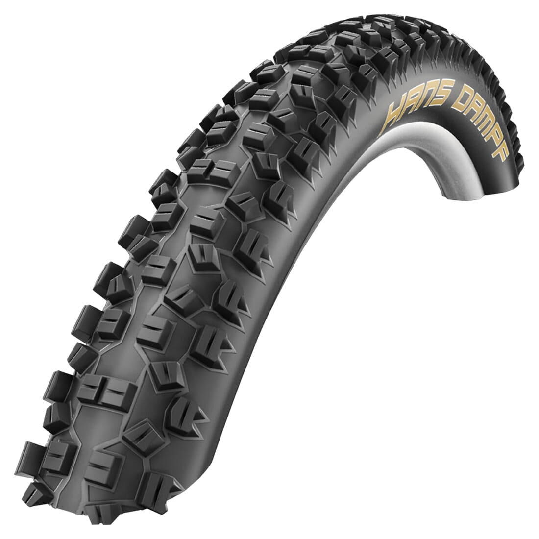 SCHWALBE Schwalbe HANS DAMPF EVO 27.5 x 2.35 Black Bronze Sidewall Tyre