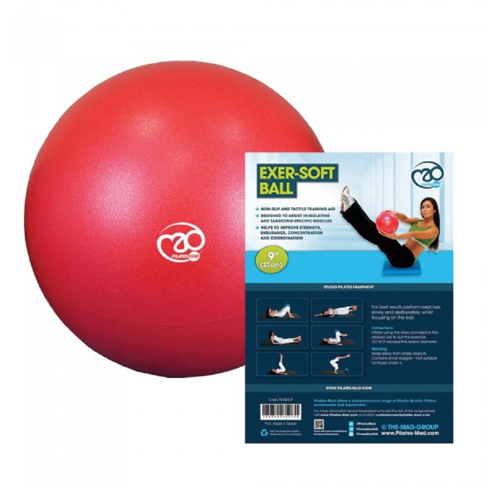 FITNESS-MAD Soft Exercise Ball (Red)