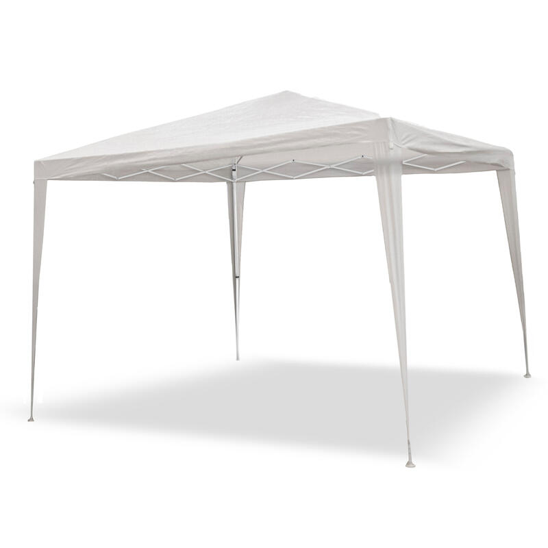 Tonnelle pliante blanche Javea 3x3 Idéale pour jardin, plage et terrasse