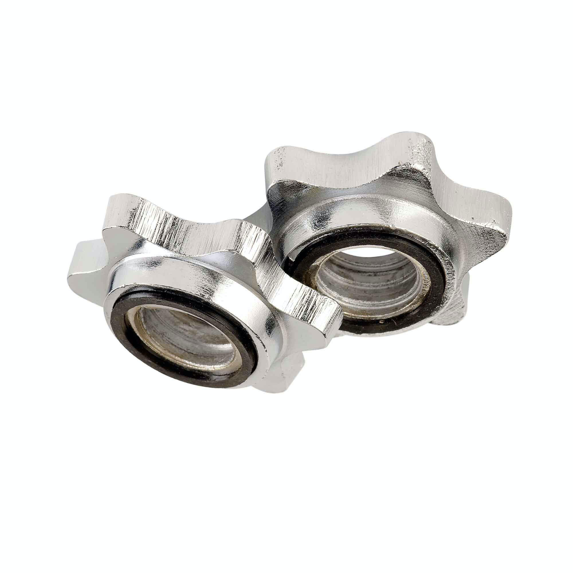 York Standard 1" Barbell/Dumbbell Spinlock Collars 3/3