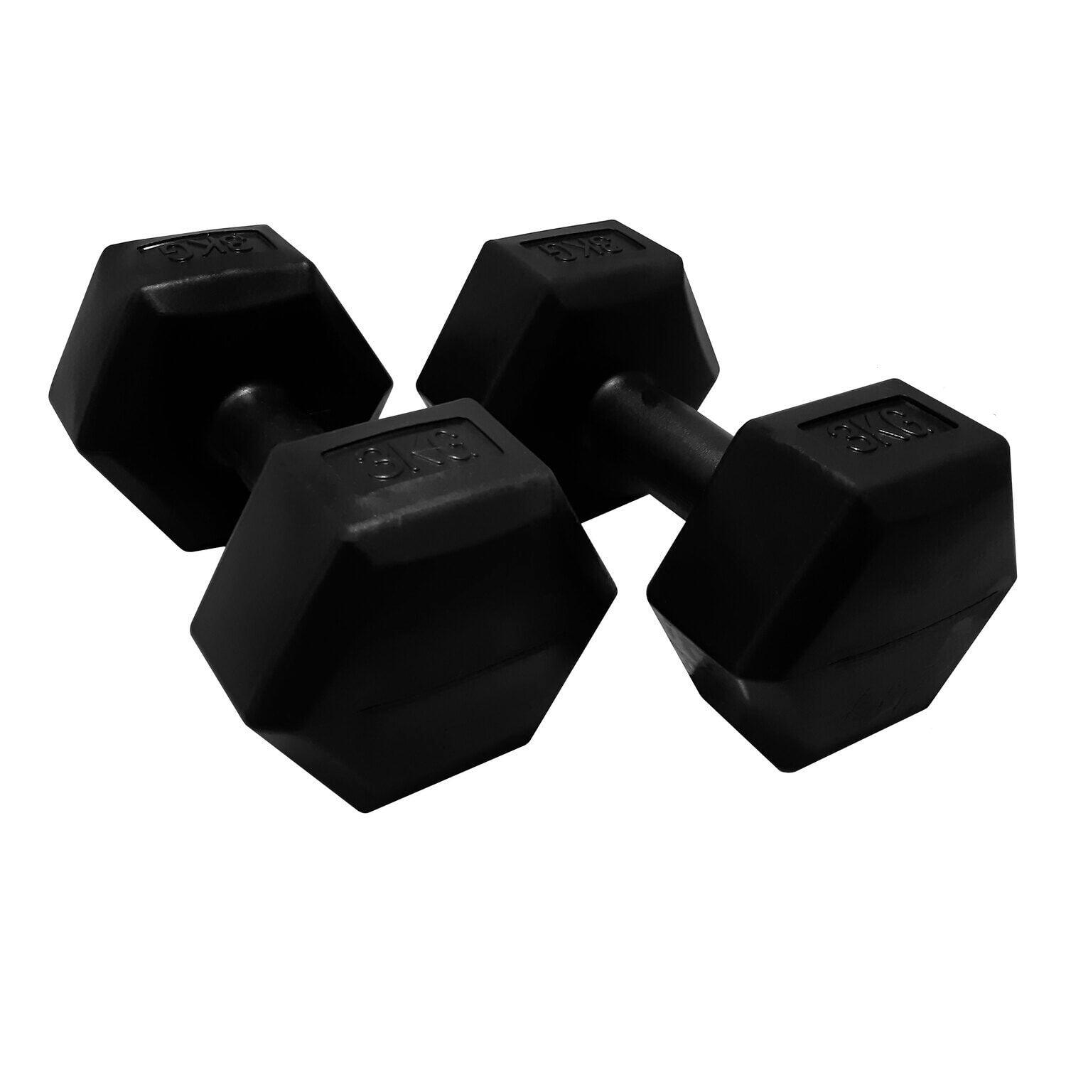 HXGN 12kg Hex Dumbbell Weight Set 4/4