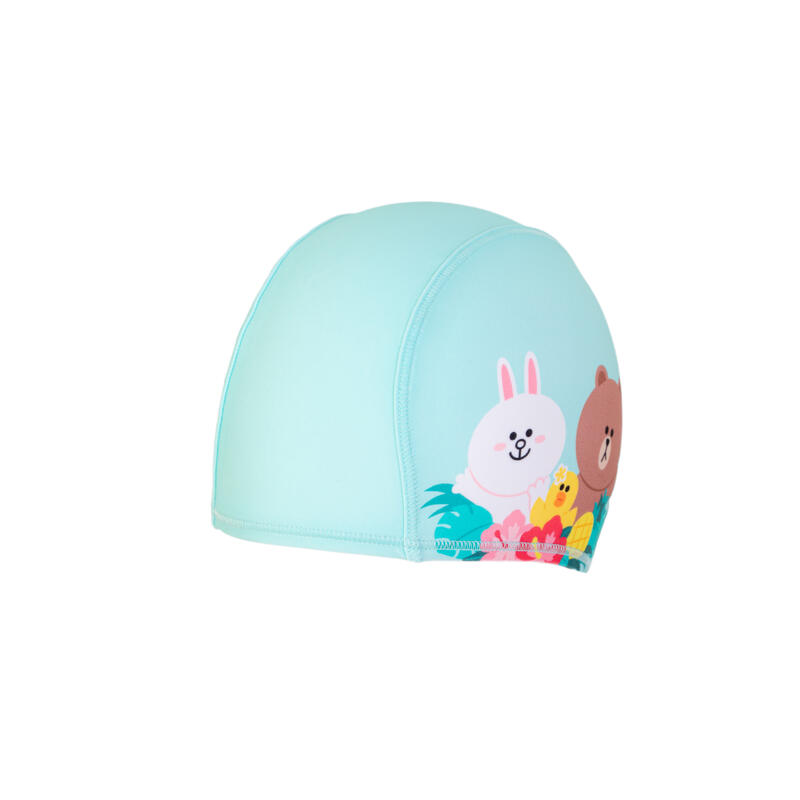 LINE FRIENDS KID'S SWIM CAP - PEPPER MINT
