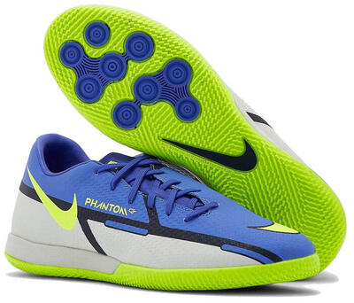 Voetbalschoenen mannelijk nike phantom gt2 acamy indoor blauw